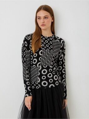 Desigual Luka Geometric Patterned Sweater